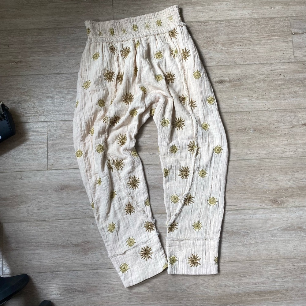 Free People Beach Rocker Embellished Harem Pants - Picture 2 of 8